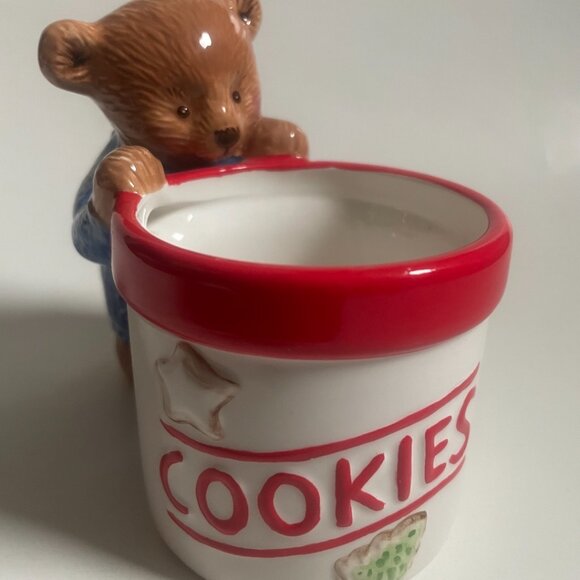 Teddy Bear Cookie Jar Mini Canister - Picture 8 of 9